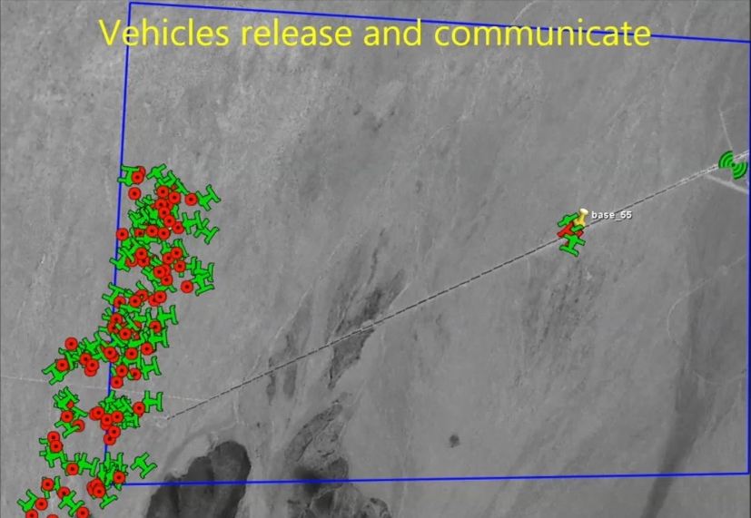 Pentagon successfully tests micro-drone swarm