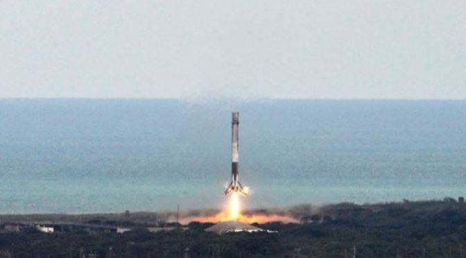 SpaceX launches rocket carrying 10 communication satellites